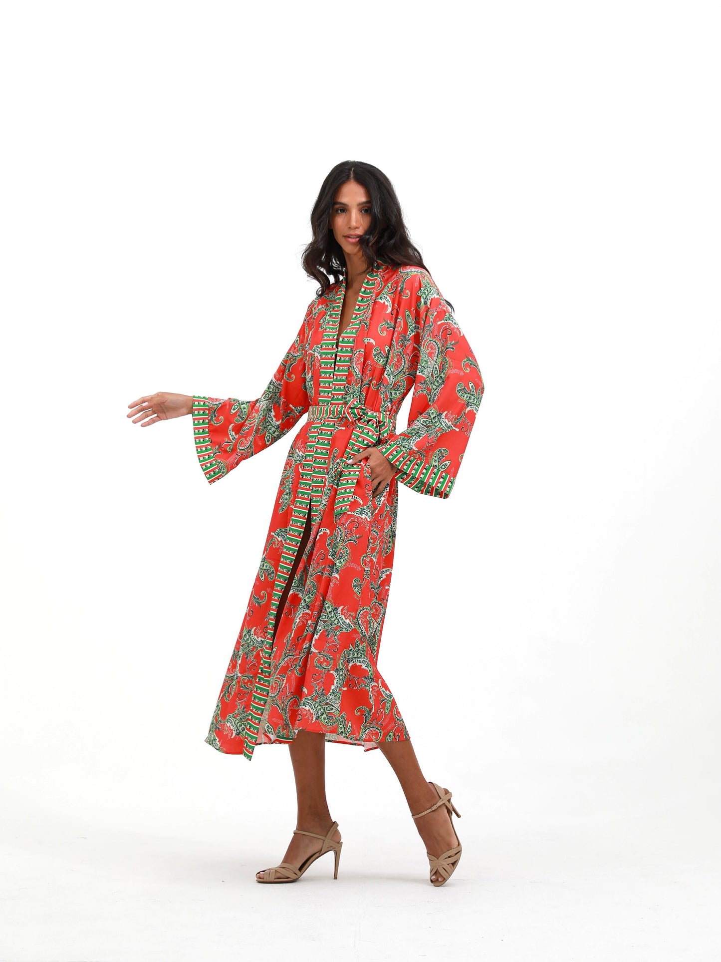 Orange kimono Risska