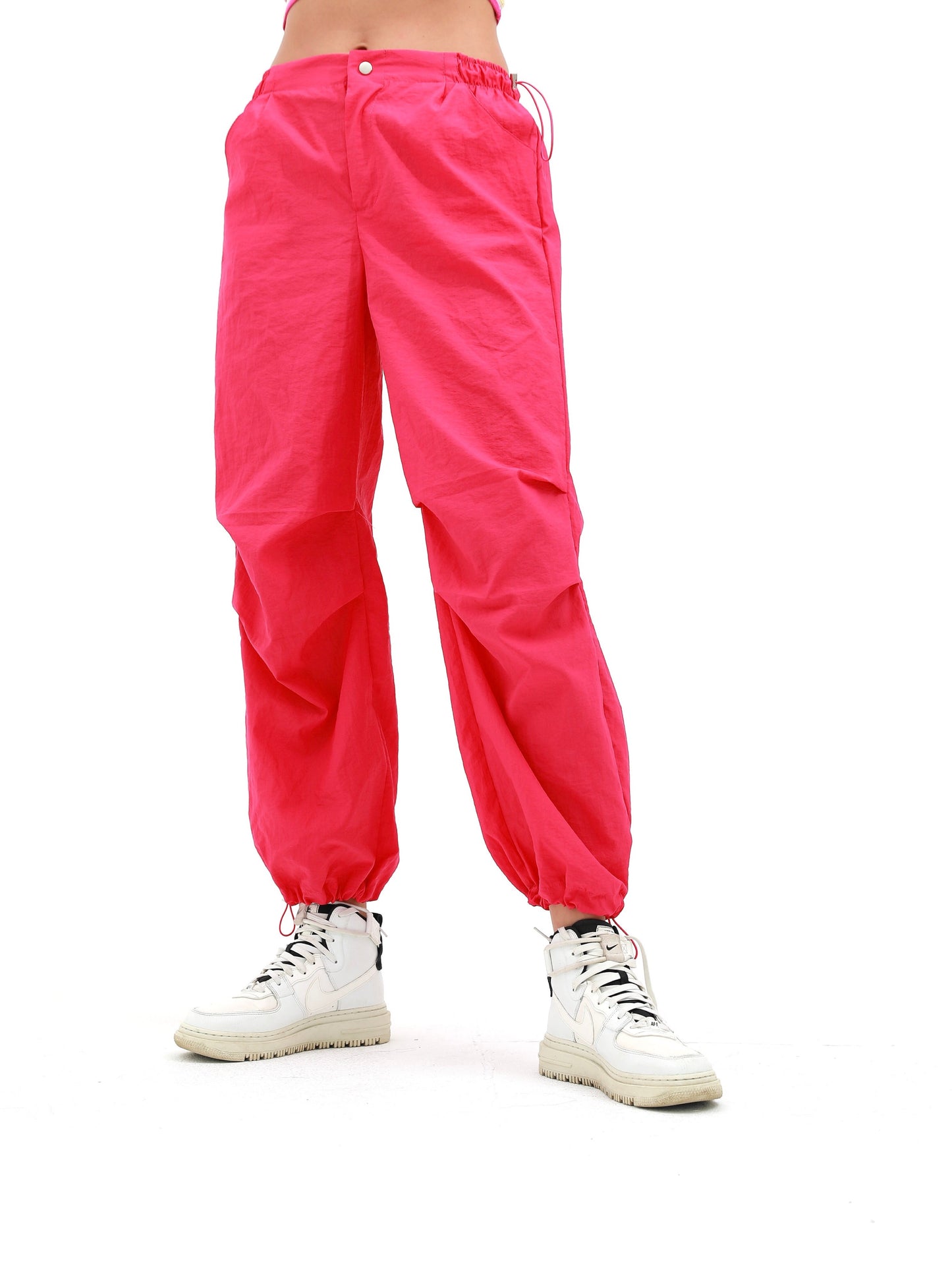 deeppink |  women parachute pants | risska