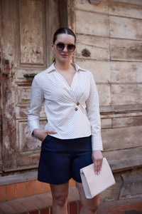 Linen women cotton shirt 