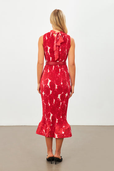 red rose women dress | risska